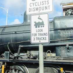 Watch for trains