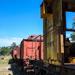 Railtractor and wagons